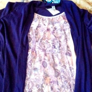 Purple cardigan Sizel (new)